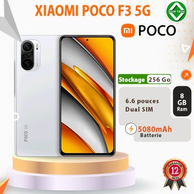 Téléphone Portable XIAOMI POCO F3 5G 256Go stockage 8Go de RAM bon prix en vente au Cameroun (Copie)